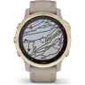 Часы GARMIN 6S PRO SOLAR LIGHT GOLD WITH LIGHT SAND BAND 010-02409-11
