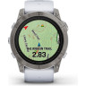 Часы GARMIN EPIX PRO (GEN 2) – SAPPHIRE EDITION TITANIUM WITH WHITESTONE BAND 51 мм 010-02804-11