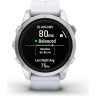 Часы GARMIN EPIX PRO (GEN 2) – STANDARD EDITION SILVER WITH WHITESTONE BAND 42 мм 010-02802-01
