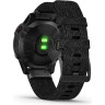 Часы GARMIN FENIX 6 SAPPHIRE BLACK DLC WITH HEATHERED BLACK NYLON BAND 10615