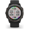 Часы GARMIN FENIX 6X PRO SOLAR TITANIUM CARBON GRAY DLC WITH BLACK BAND 010-02157-21