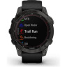 Часы GARMIN FENIX 7 SAPPHIRE SOLAR CARBON GRAY DLC TITANIUM WITH BLACK BAND 010-02540-21