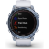 Часы GARMIN FENIX 7 SAPPHIRE SOLAR MINERAL BLUE DLC TITANIUM WITH WHITESTONE BAND 010-02540-25