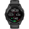 Часы GARMIN FORERUNNER 265 BLACK BEZEL AND CASE WITH BLACK/POWDER GRAY SILICONE BAND 010-02810-10