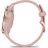 Часы GARMIN VENU 3S SOFT GOLD STAINLESS STEEL BEZEL WITH DUST ROSE CASE AND SILICONE BAND 010-02785-03
