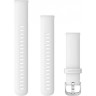 Ремешок сменный GARMIN VIVOMOVE, STYLE, 20MM, SILICONE, ROSE GOLD, WHITE 010-12924-10