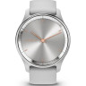 Смарт-часы GARMIN VIVOMOVE TREND с серебристым стальным безелем, серыми корпусом и ремешком 010-02665-03